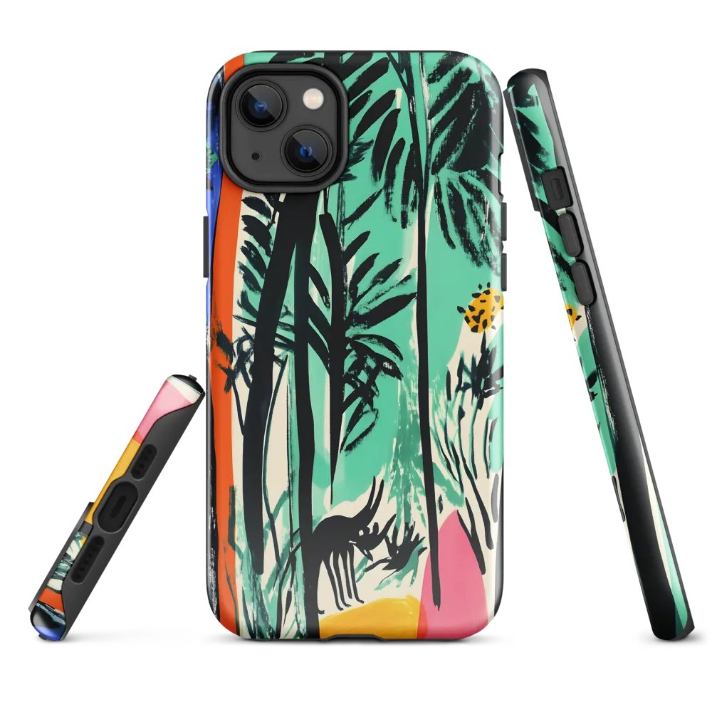 Whispers of the Jungle | Phone Case |  14 Plus | Tough Case | Glossy
