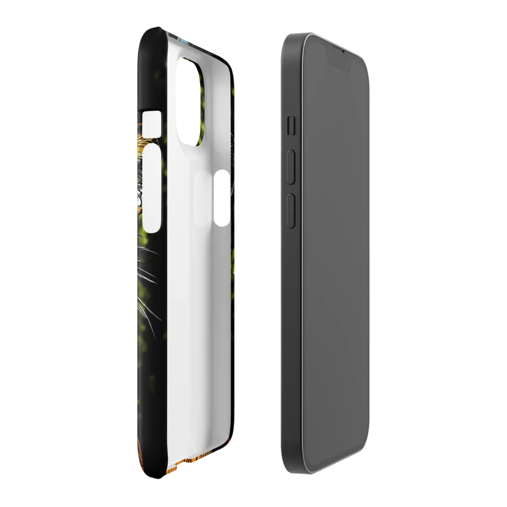 Regal Gaze: The Lioness in Focus | Phone Case |  14 | Snap Case | Glossy