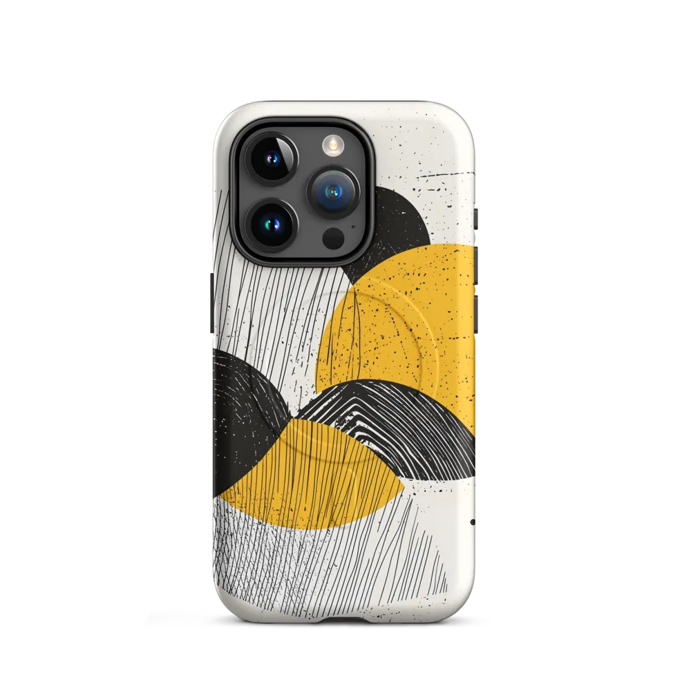 Dynamic Harmony in Black and Yellow