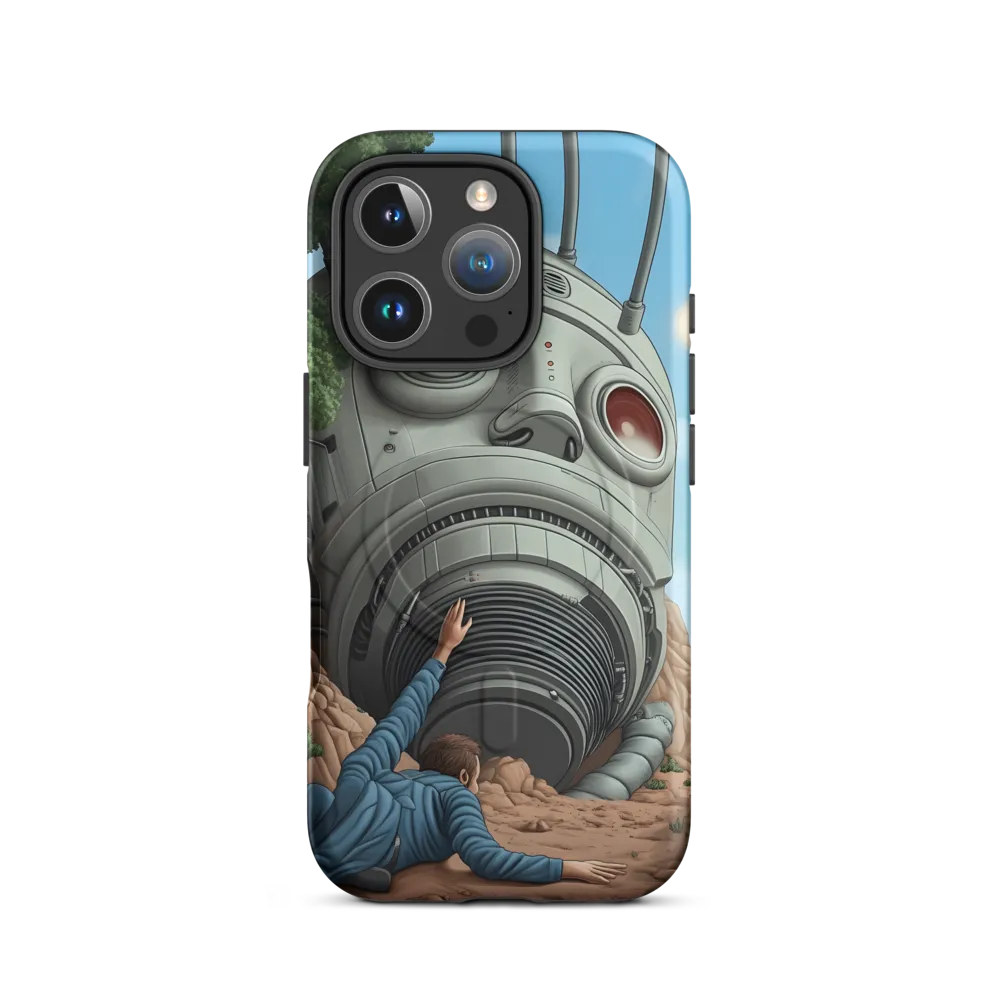 The Descent into Technological Abyss | Phone Case |  16 Pro | MagSafe® Tough Case | Matte