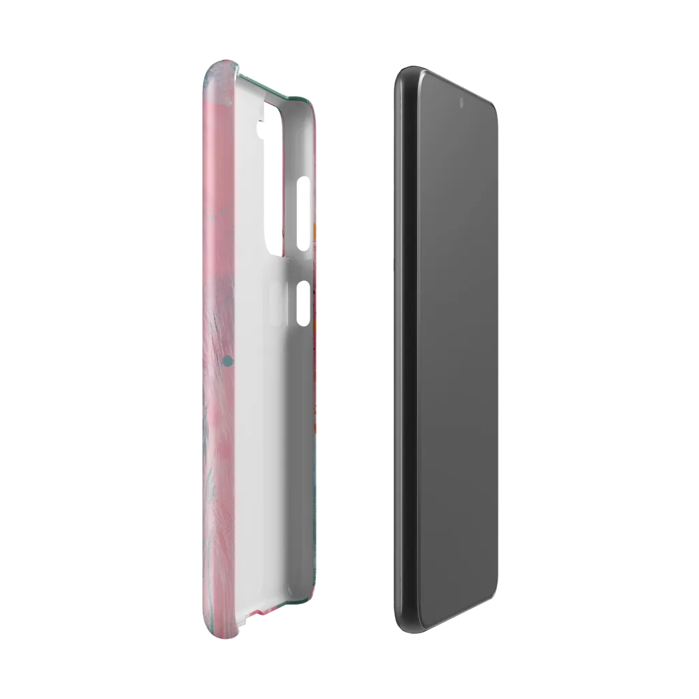 Dreamy Serenity: A Contemporary Portrait | Phone Case |  S21 | Snap Case | Matte