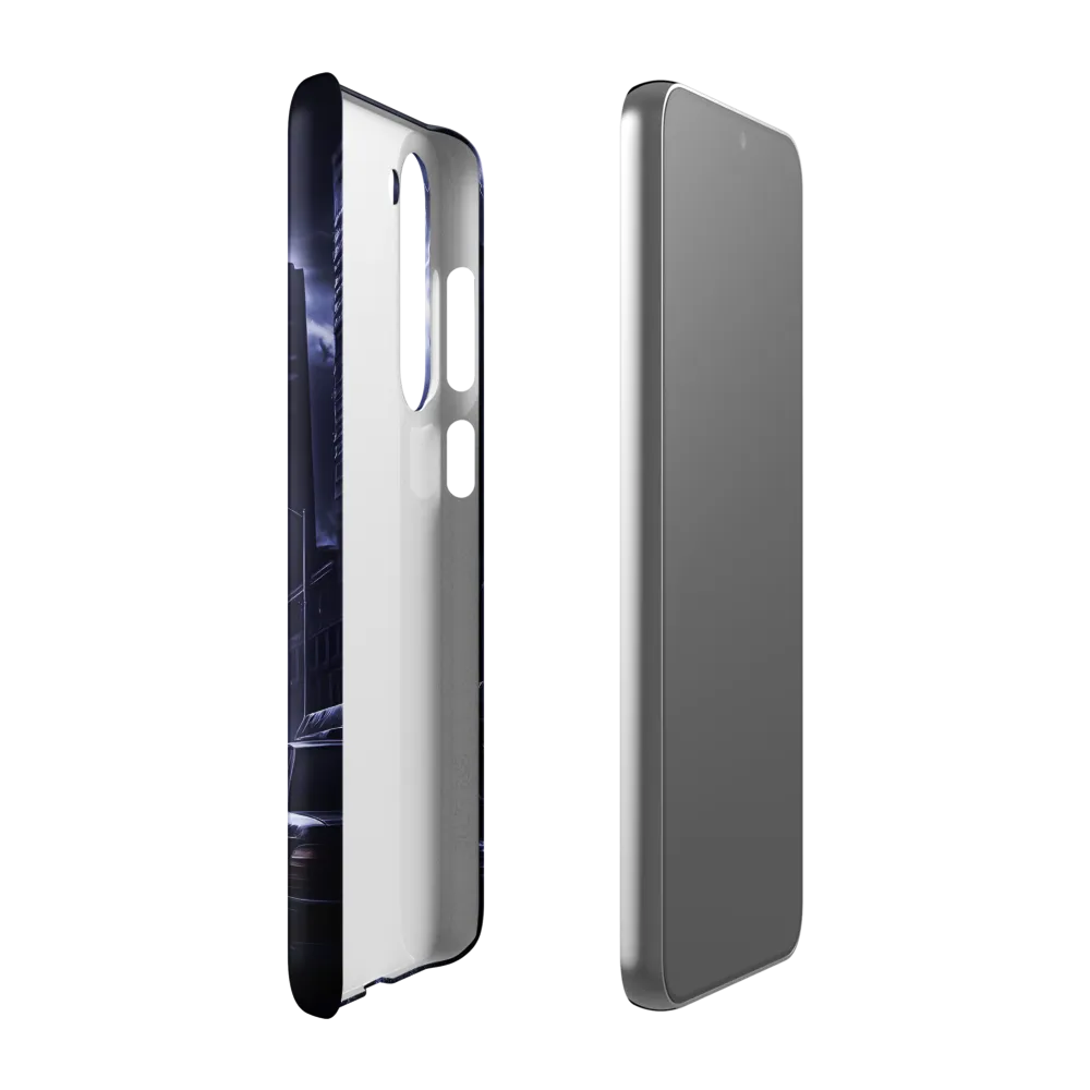 Stormy Cityscape: Shadows of the Night | Phone Case |  S23 Plus | Snap Case | Matte