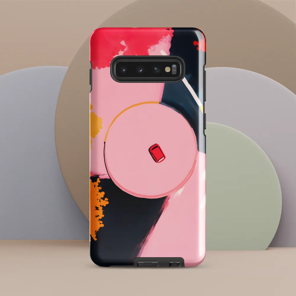 Circular Journey: Embracing the Colorful Road | Phone Case |  S10 Plus | Tough Case | Glossy