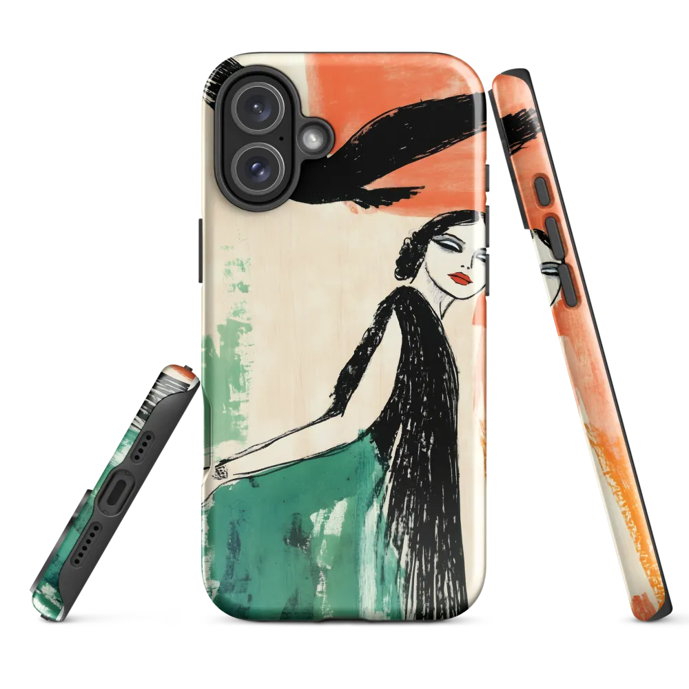 Elegance in Flight | Phone Case |  16 Plus | Tough Case | Glossy