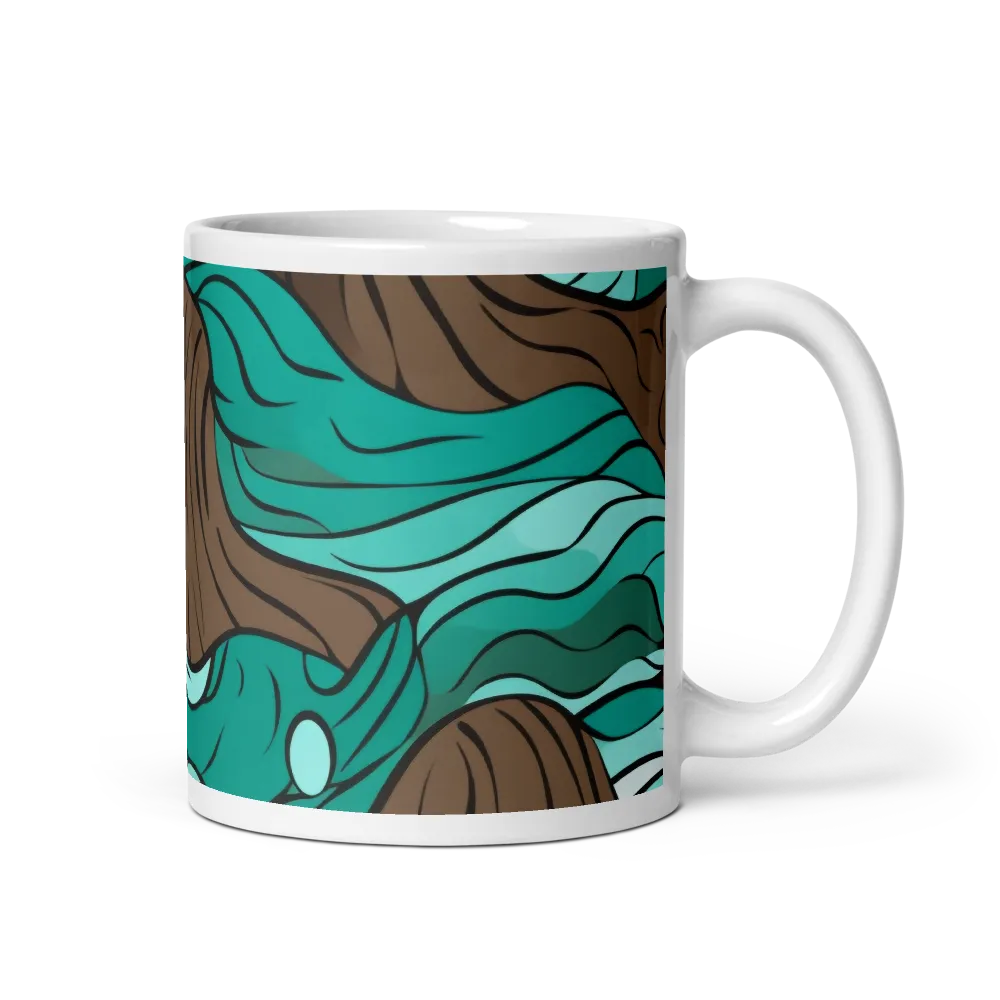 Flowing Horizons | Mug with White inside | 11 oz