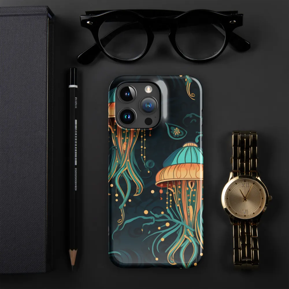 Symphony of Jellyfish | Phone Case |  15 Pro Max | Snap Case | Glossy