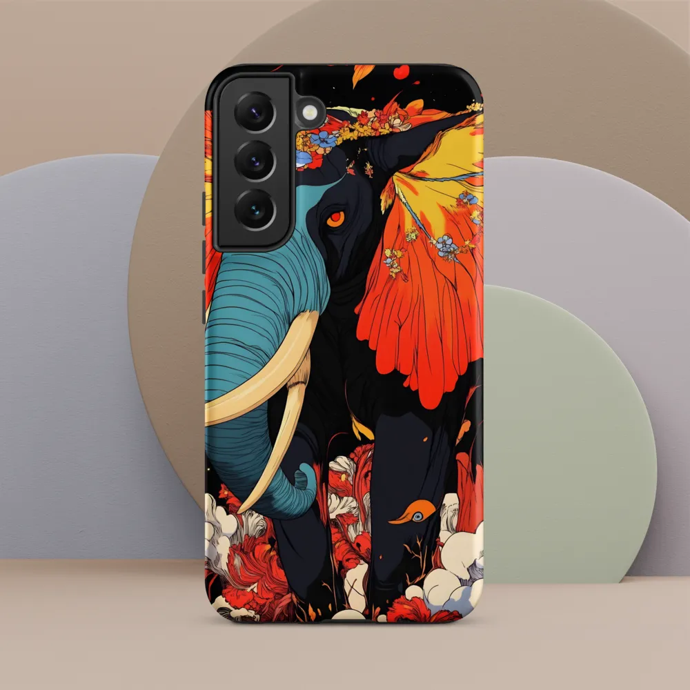 Majesty of the Floral Elephant | Phone Case |  S22 Plus | Tough Case | Matte