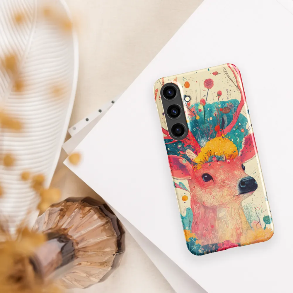Whimsical Harmony: A Deer in Bloom