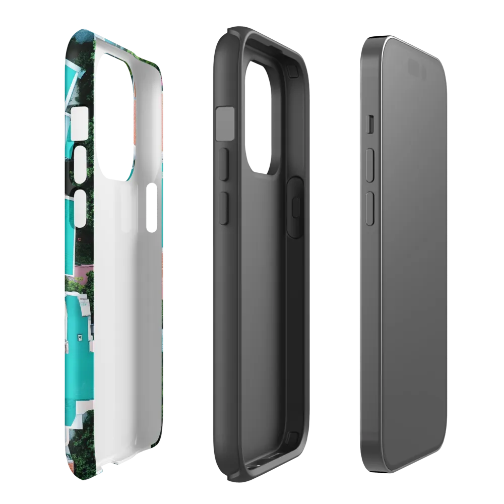 Charming Urban Tapestry | Phone Case |  14 Pro | Tough Case | Glossy