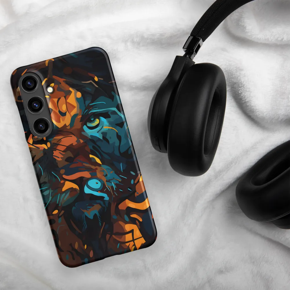 Tropical Enigma: A Wildlife Quartet | Phone Case |  S24 Plus | Snap Case | Matte