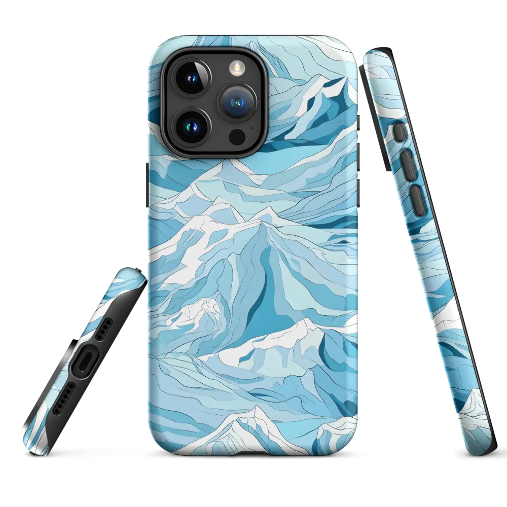 Majestic Peaks of Serenity | Phone Case |  15 Pro Max | Tough Case | Matte