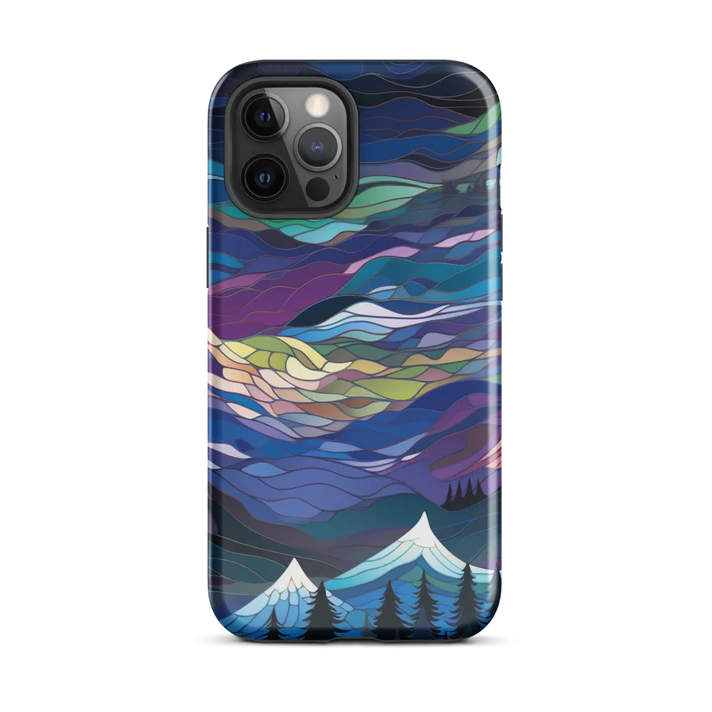 Twilight Peaks: An Abstract Mountain Landscape
