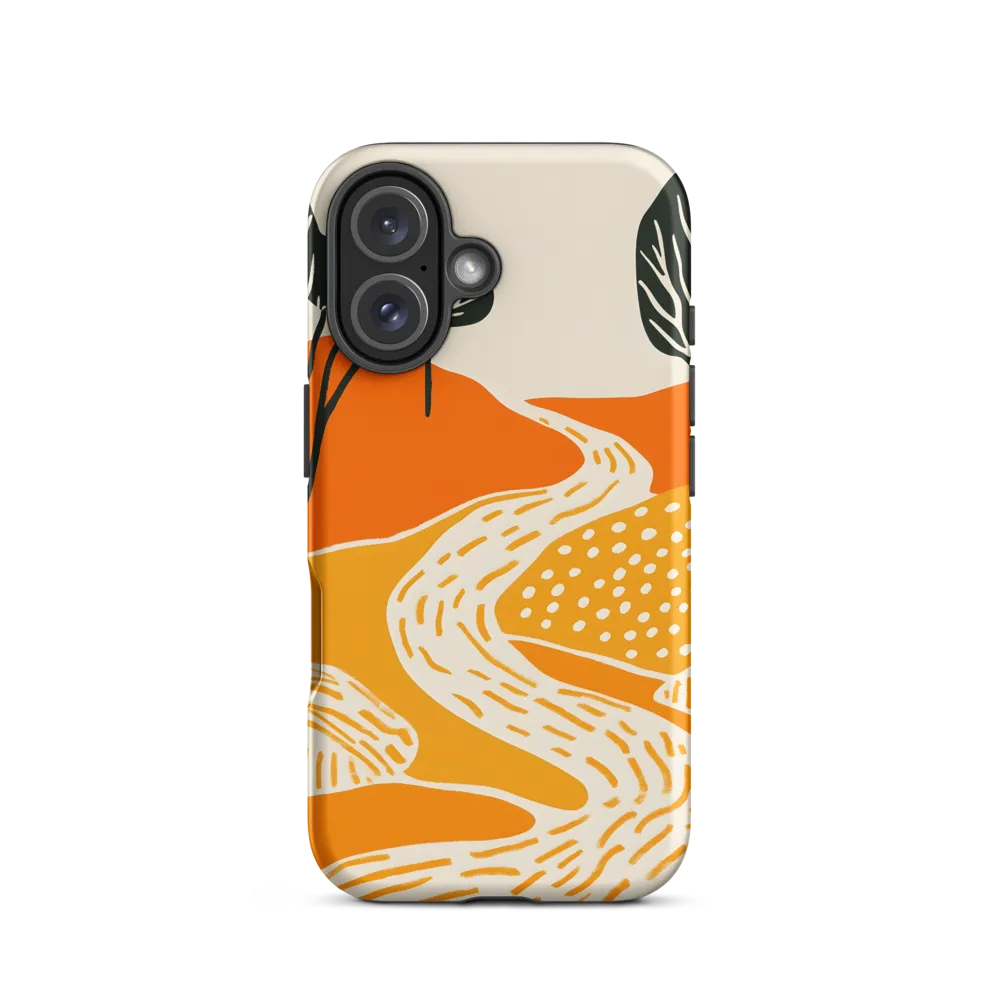 Winding Paths of Color | Phone Case |  16 | Tough Case | Matte