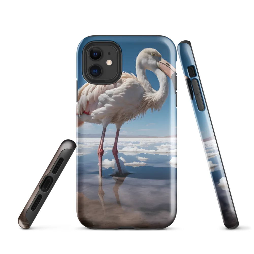 Graceful Solitude of a Flamingo