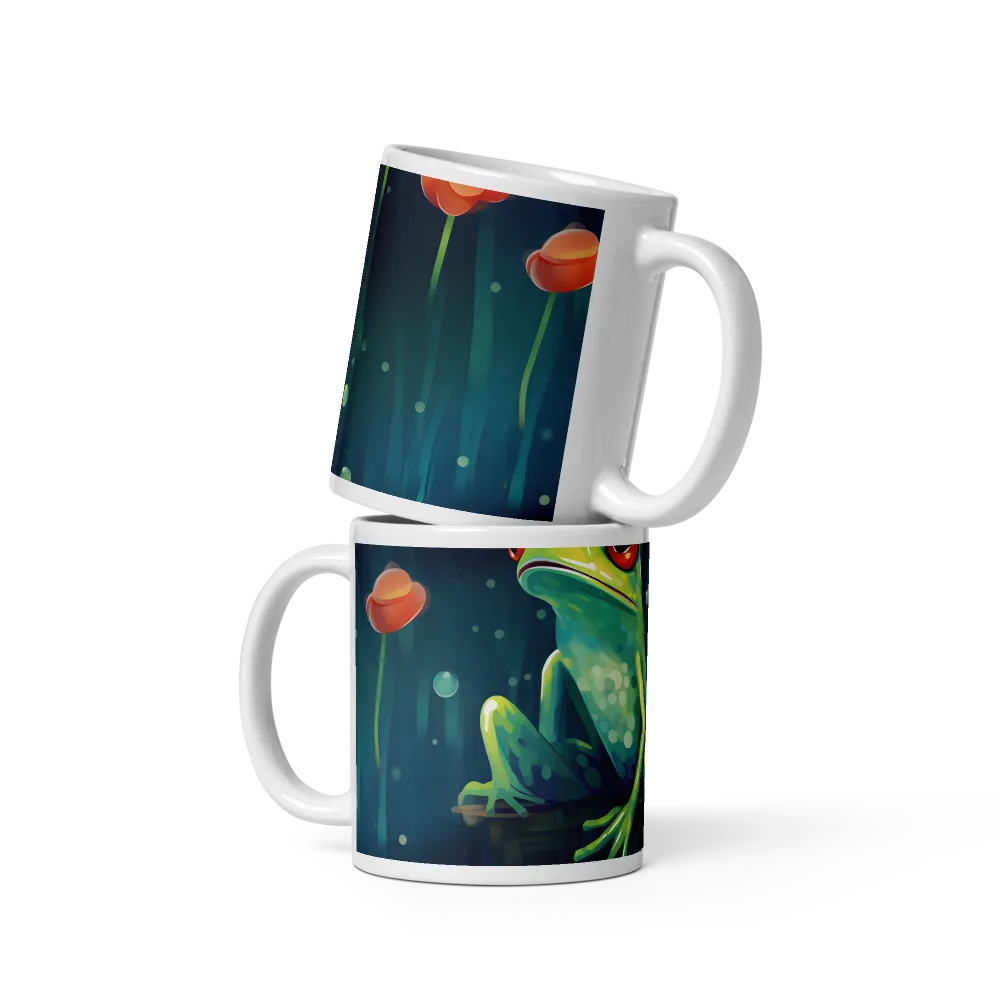 Playful Frogs in a Lush Pond | Mugs | Multiple Sizes & Colors