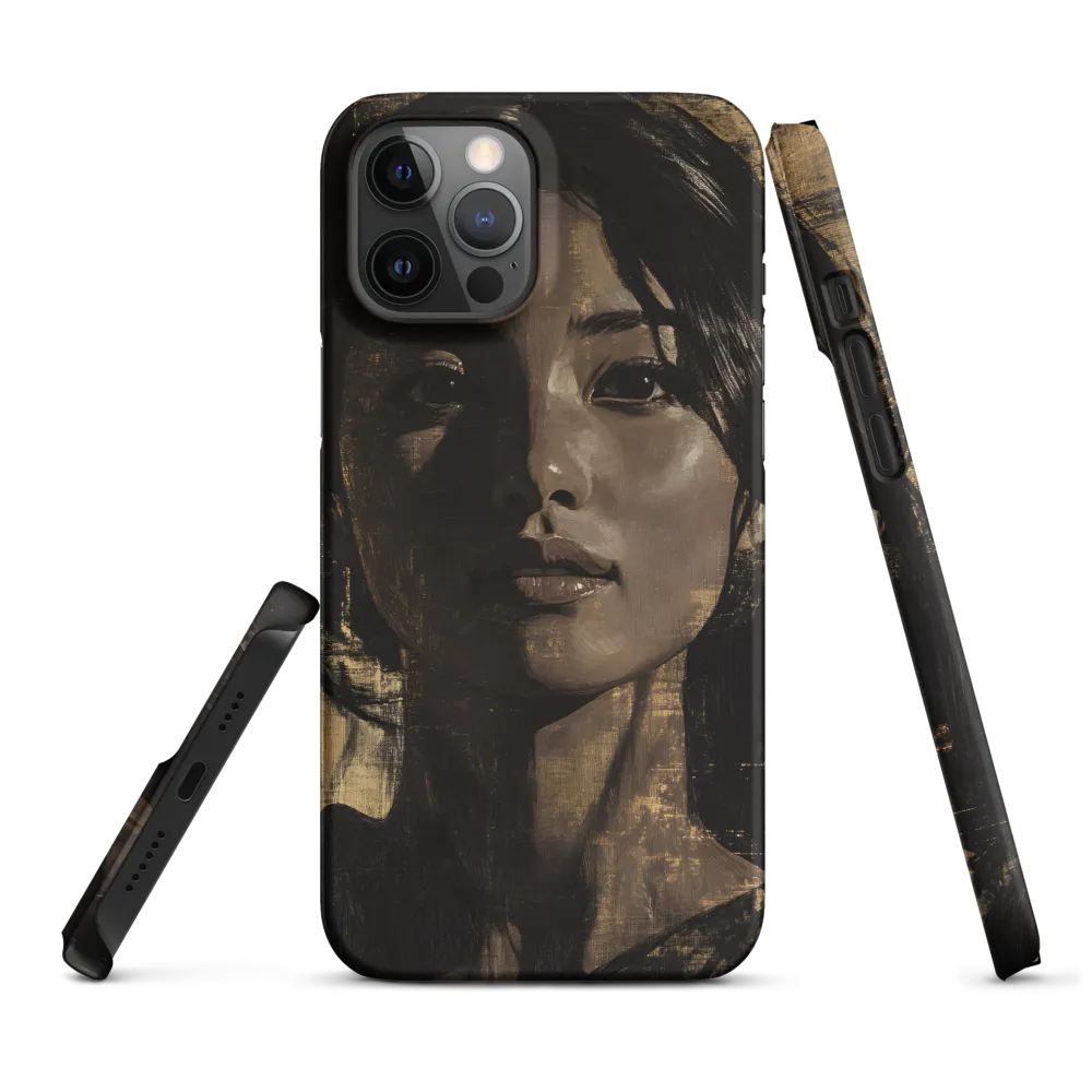 Golden Gaze: A Contemporary Portrait