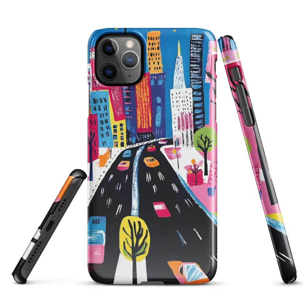 City Dreams in Vibrant Hues | Phone Case |  11 Pro Max | Snap Case | Glossy