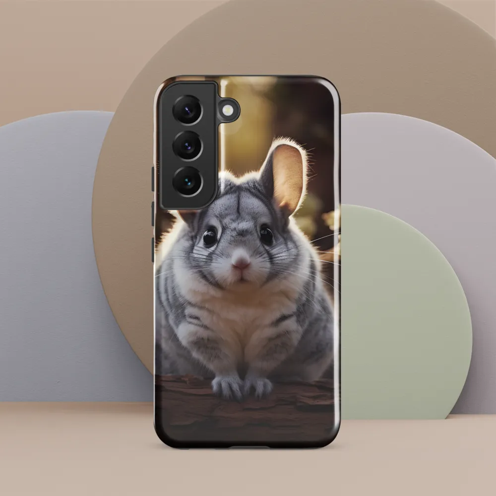 Curious Chinchilla in the Forest