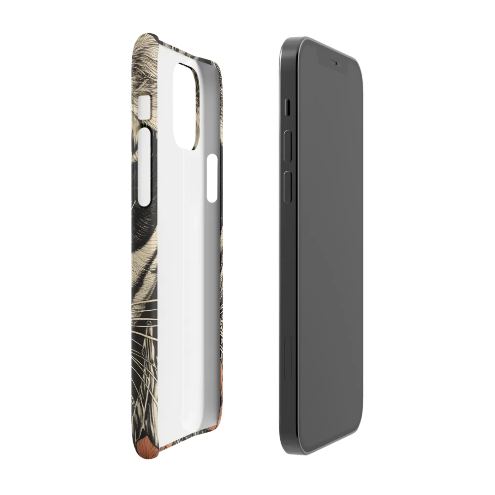 Feline Majesty: The Human-Leopard Connection | Phone Case |  12 | Snap Case | Glossy