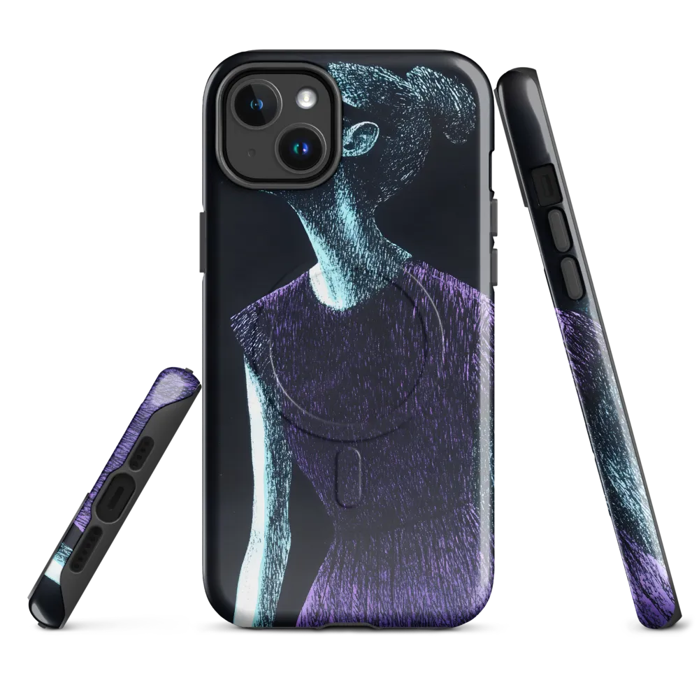 Contemplative Elegance | Phone Case |  14 Plus | MagSafe® Tough Case | Glossy