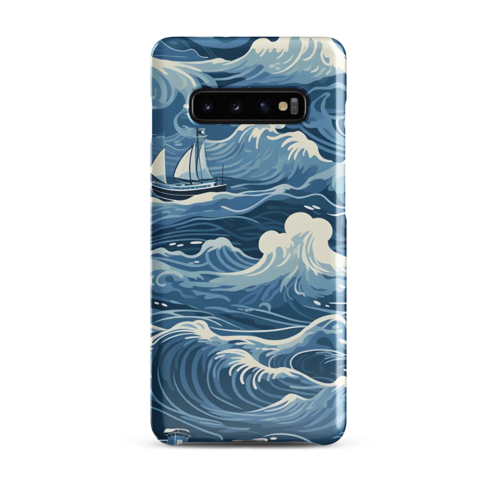 Nautical Dreams: Waves of Adventure | Phone Case |  S10 Plus | Snap Case | Glossy