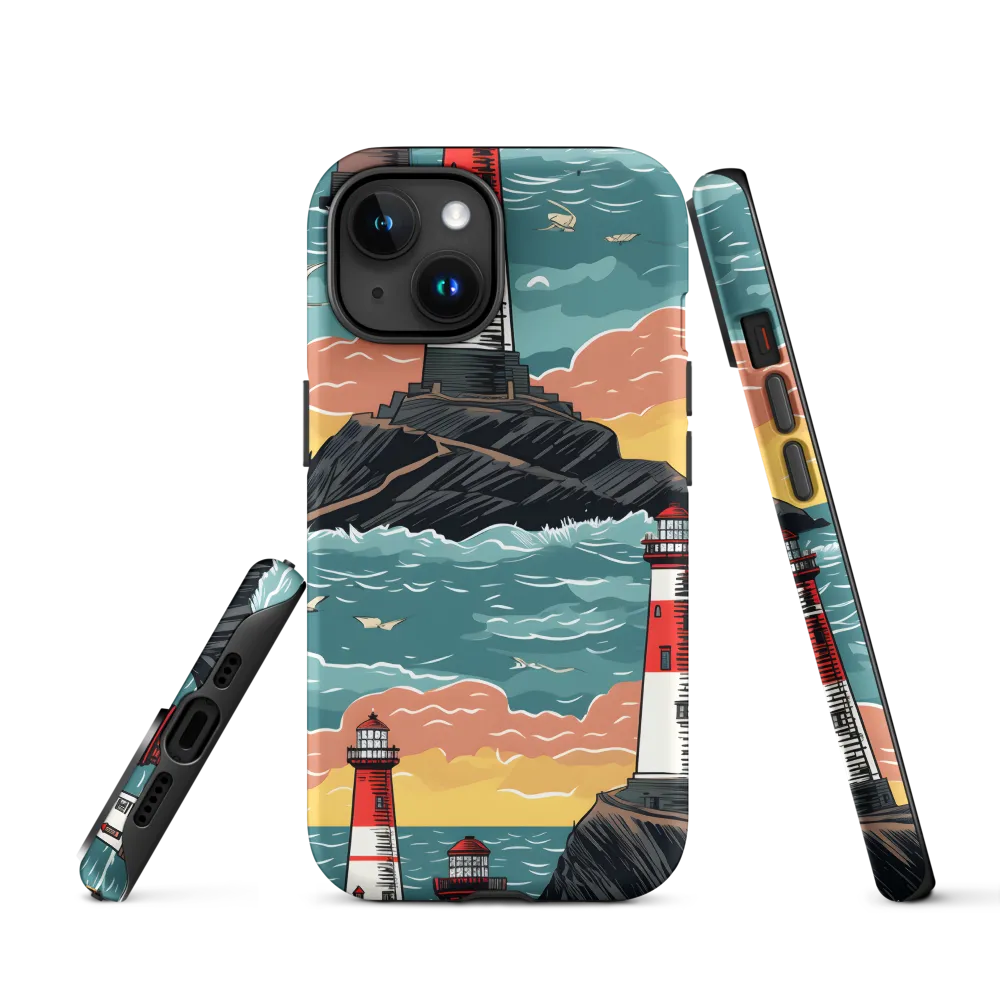 Lighthouses in a Whimsical Ocean