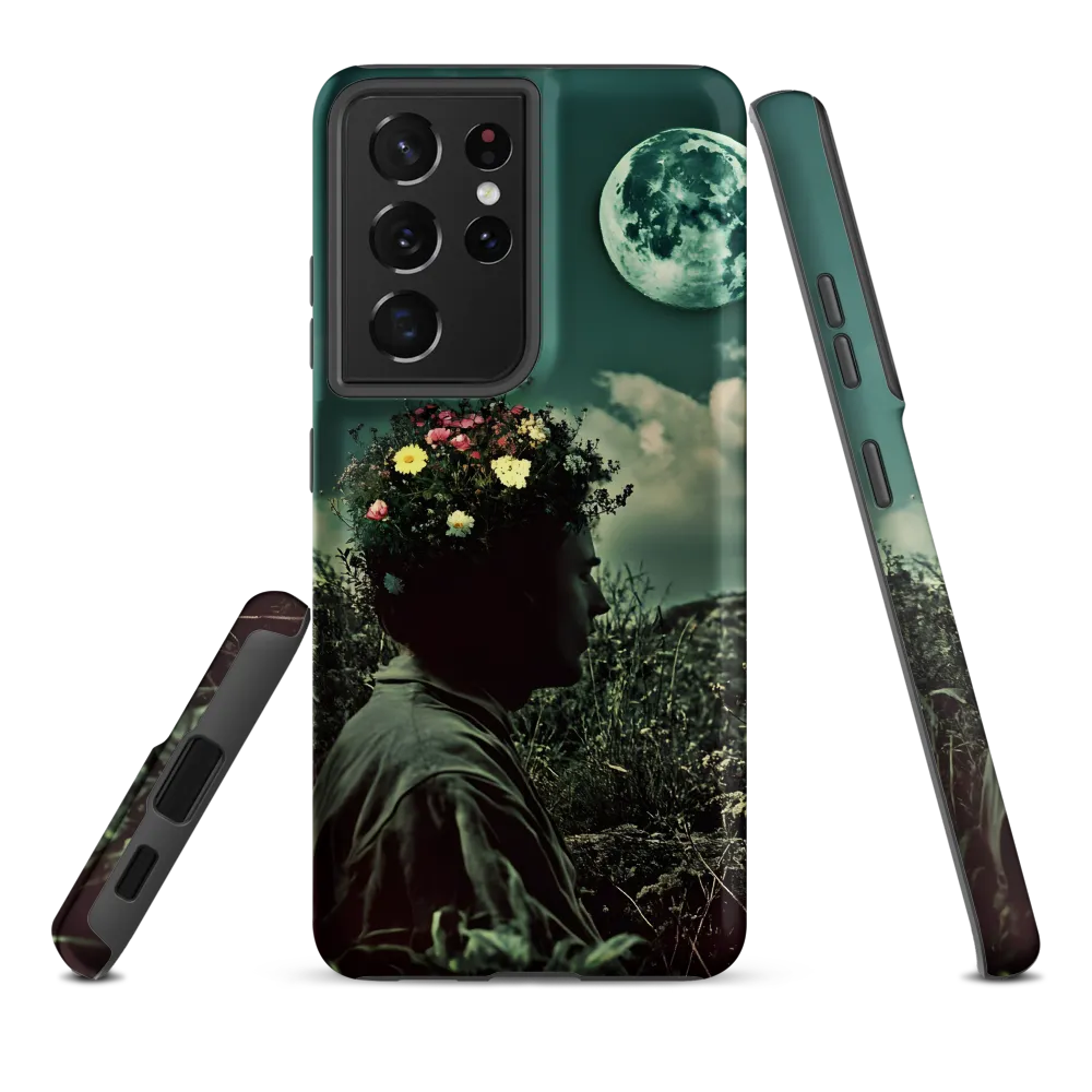 Moonlit Blossom | Phone Case |  S21 Ultra | Tough Case | Matte