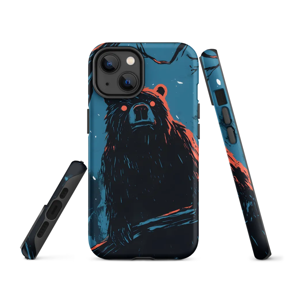 Eerie Majesty: A Bear in the Night