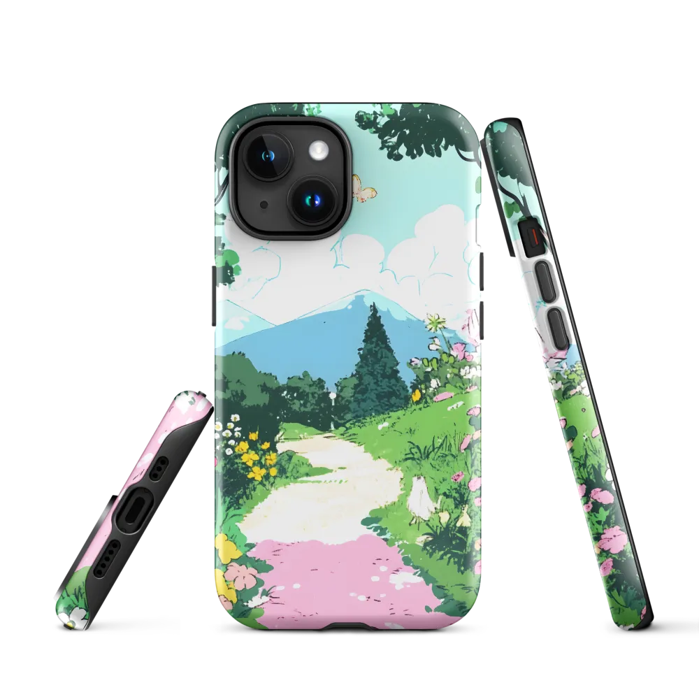 A Serene Journey Through Nature | Phone Case |  15 | Tough Case | Glossy