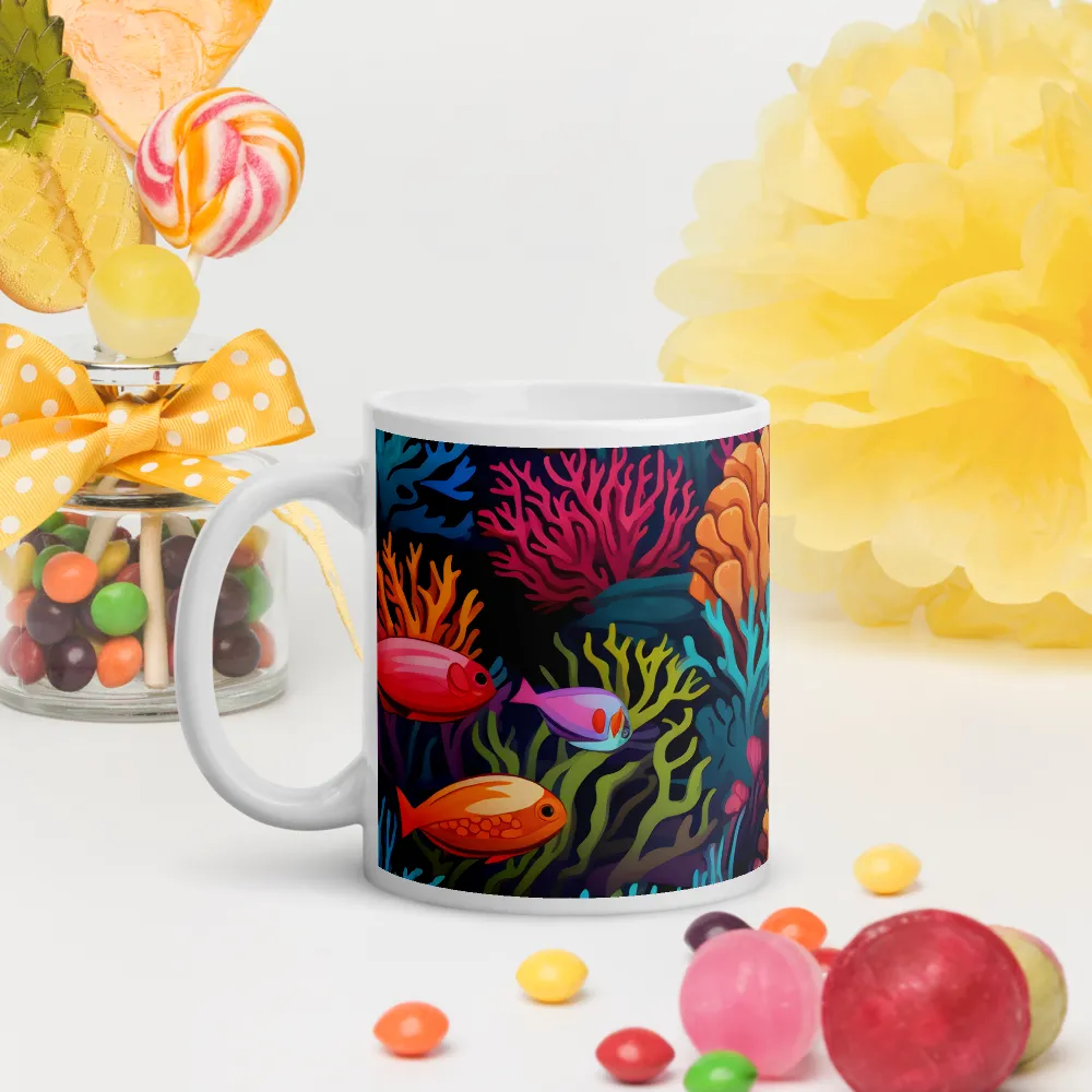 Underwater Harmony: A Coral Reef Wonderland | Mugs | Multiple Sizes & Colors