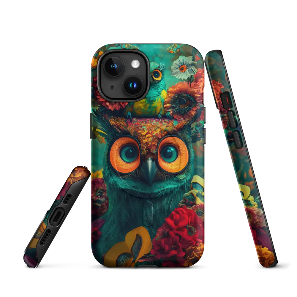 Majestic Harmony: The Floral Owl