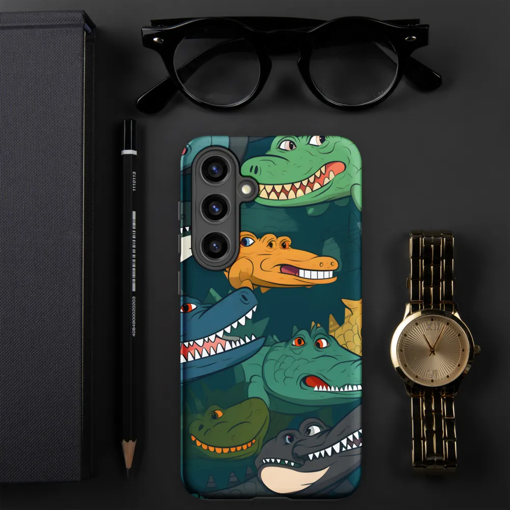 Cheerful Crocodilian Parade