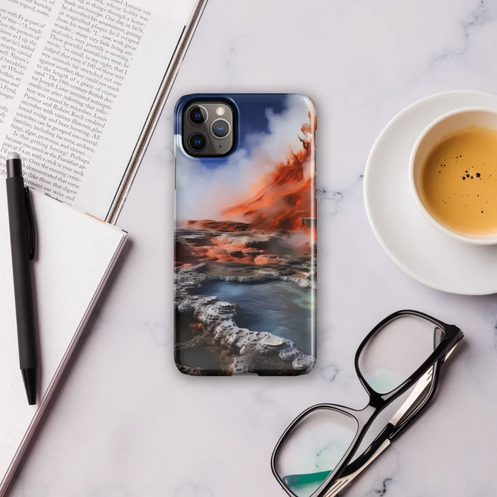 Nature's Fury: The Volcano's Expression | Phone Case |  11 Pro Max | Snap Case | Glossy