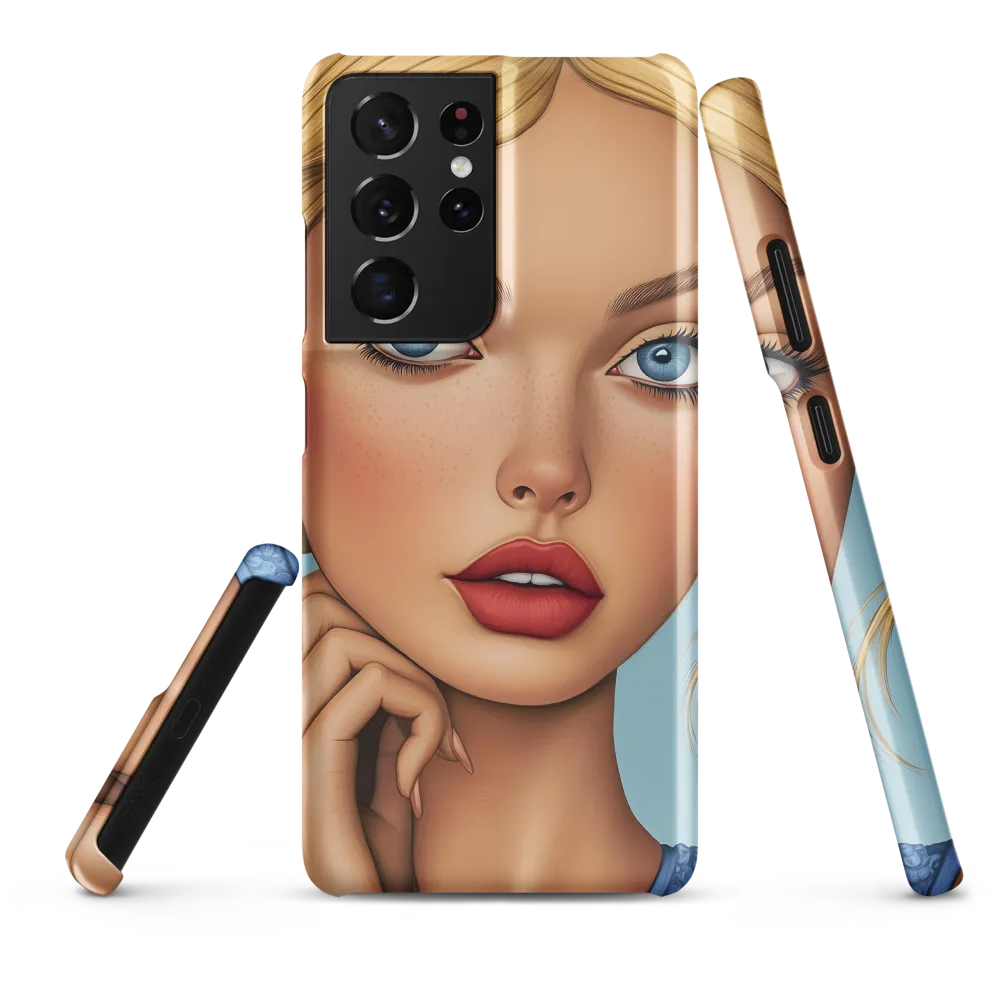 Serenity in Blue | Phone Case |  S21 Ultra | Snap Case | Matte
