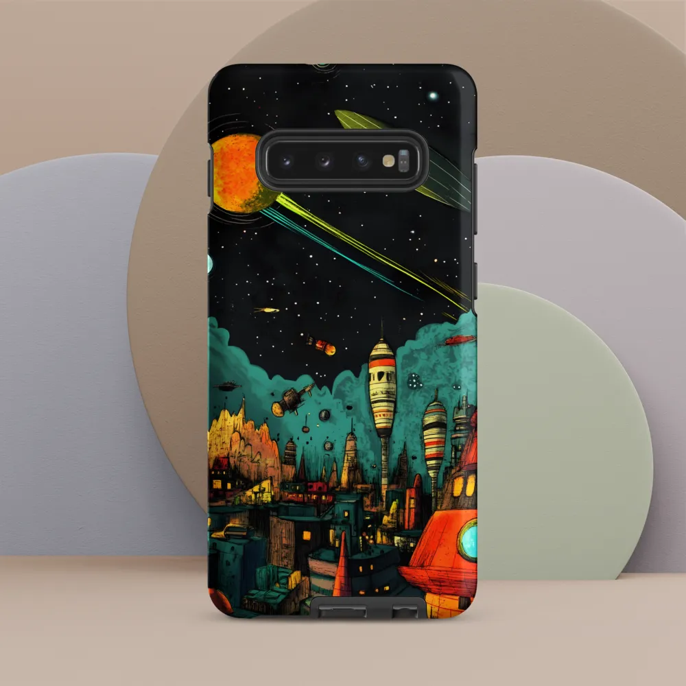 Galactic Cityscape: A Journey Through Imagination