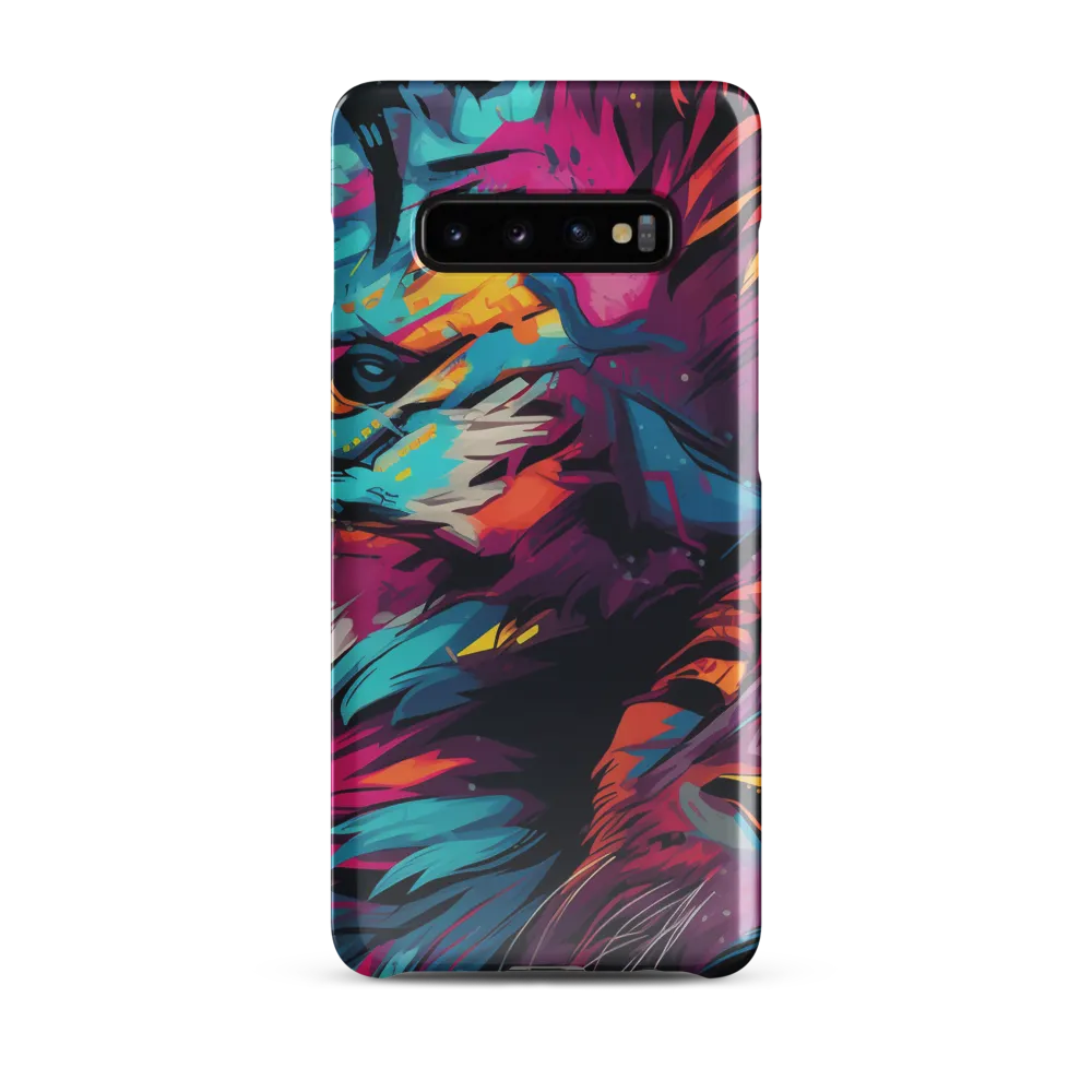 Vivid Majesty: The Modern Lion | Phone Case |  S10 Plus | Snap Case | Glossy