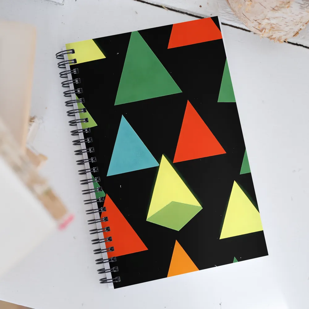 Geometric Harmony in Color | Spiral Notebook