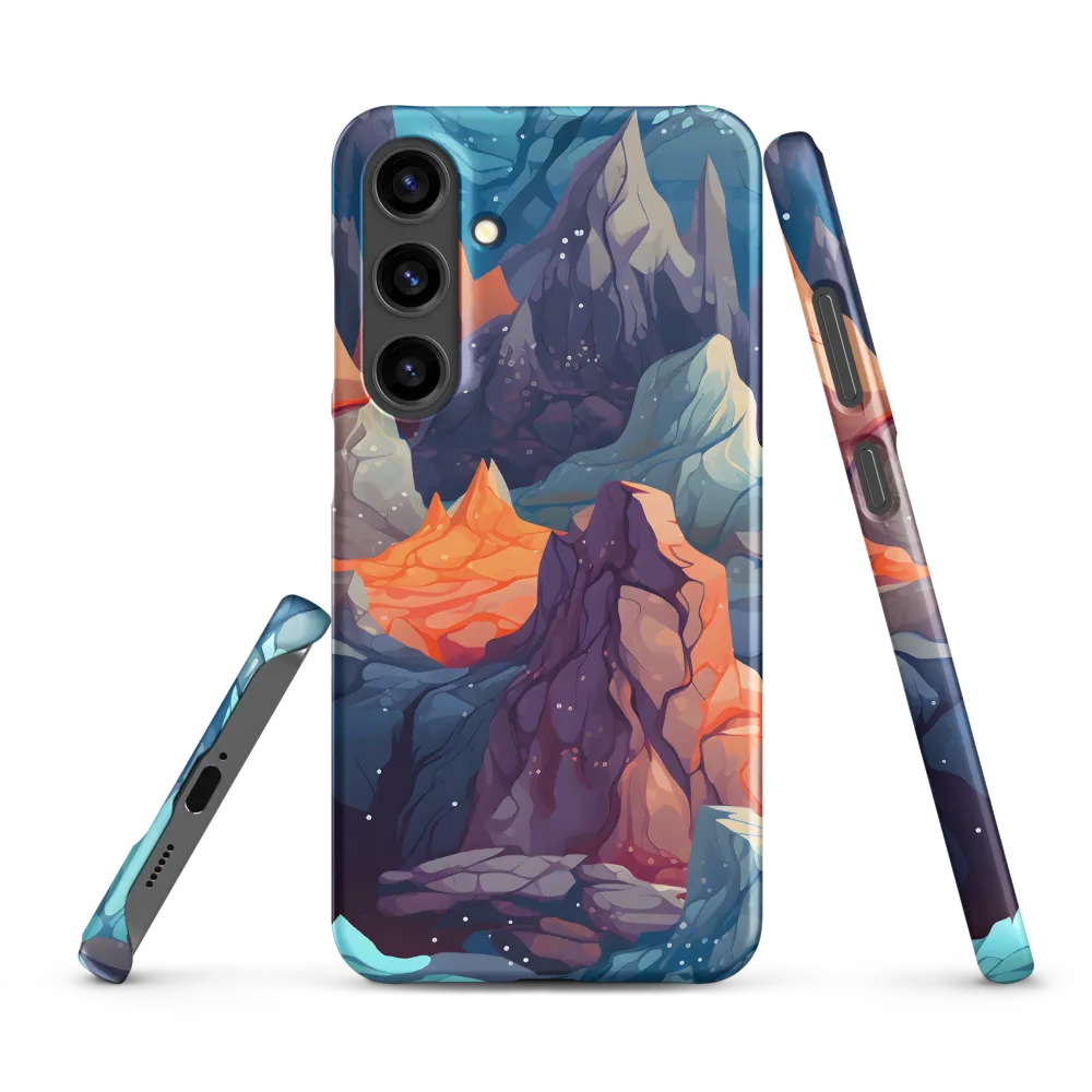 Mystical Peaks of Imagination | Phone Case |  S24 Plus | Snap Case | Matte