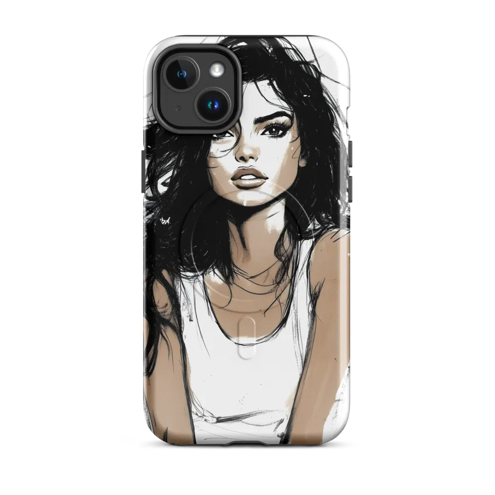 Whispers of Elegance | Phone Case |  14 Plus | MagSafe® Tough Case | Glossy