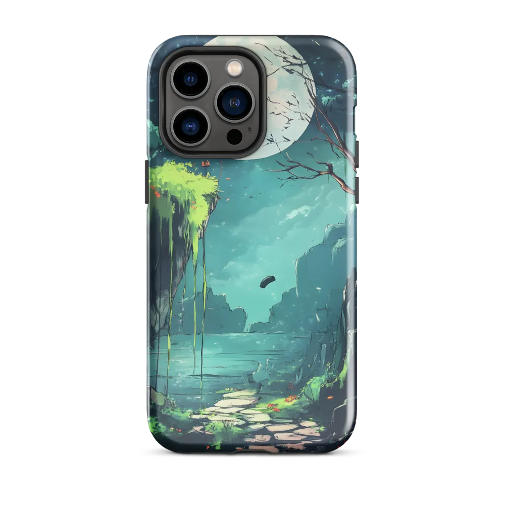 Moonlit Serenity: A Fantastical Landscape