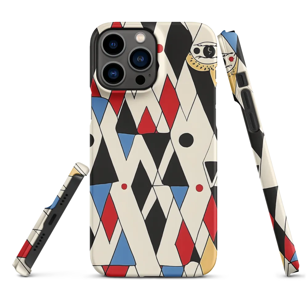 Dynamic Geometric Symphony | Phone Case |  13 Pro Max | Snap Case | Matte