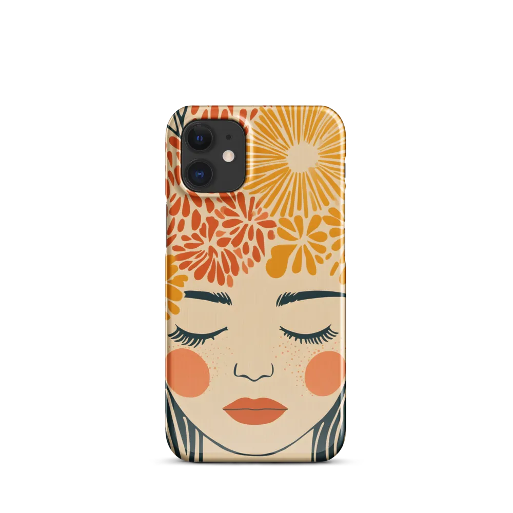 Serenity in Bloom | Phone Case |  12 Mini | Snap Case | Glossy