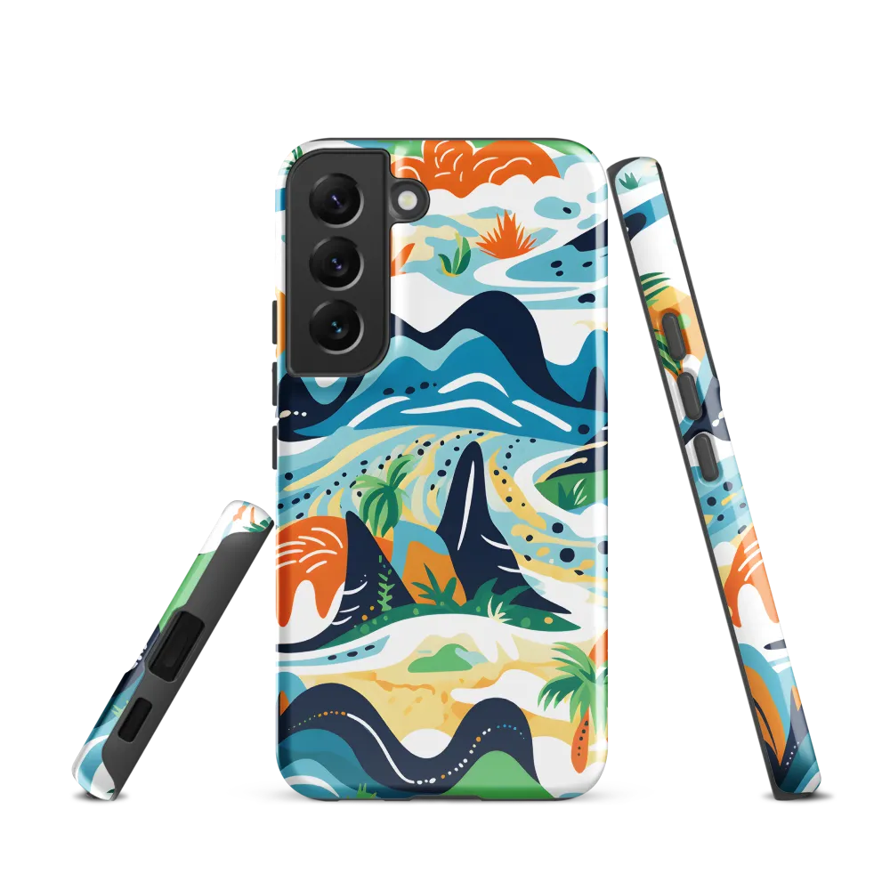 Abstract Tropical Landscape
