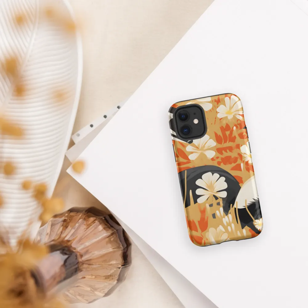 Whimsical Badgers in Bloom