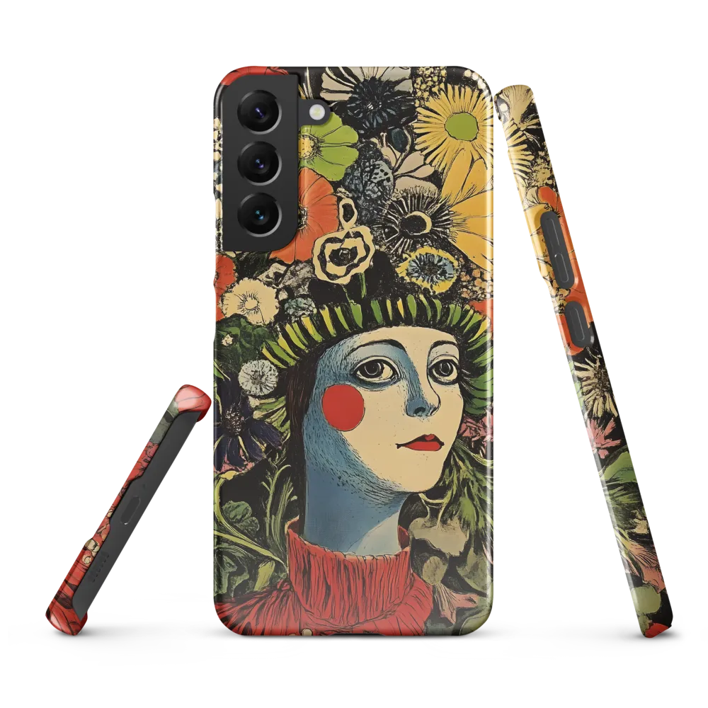 Floral Whimsy: A Portrait of Nature's Embrace