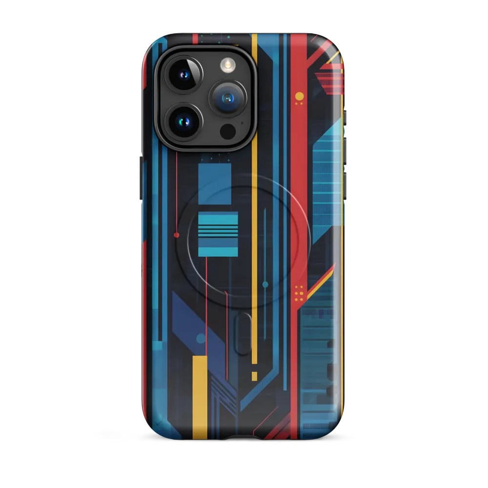 Symphony of Lines | Phone Case |  15 Pro Max | MagSafe® Tough Case | Glossy