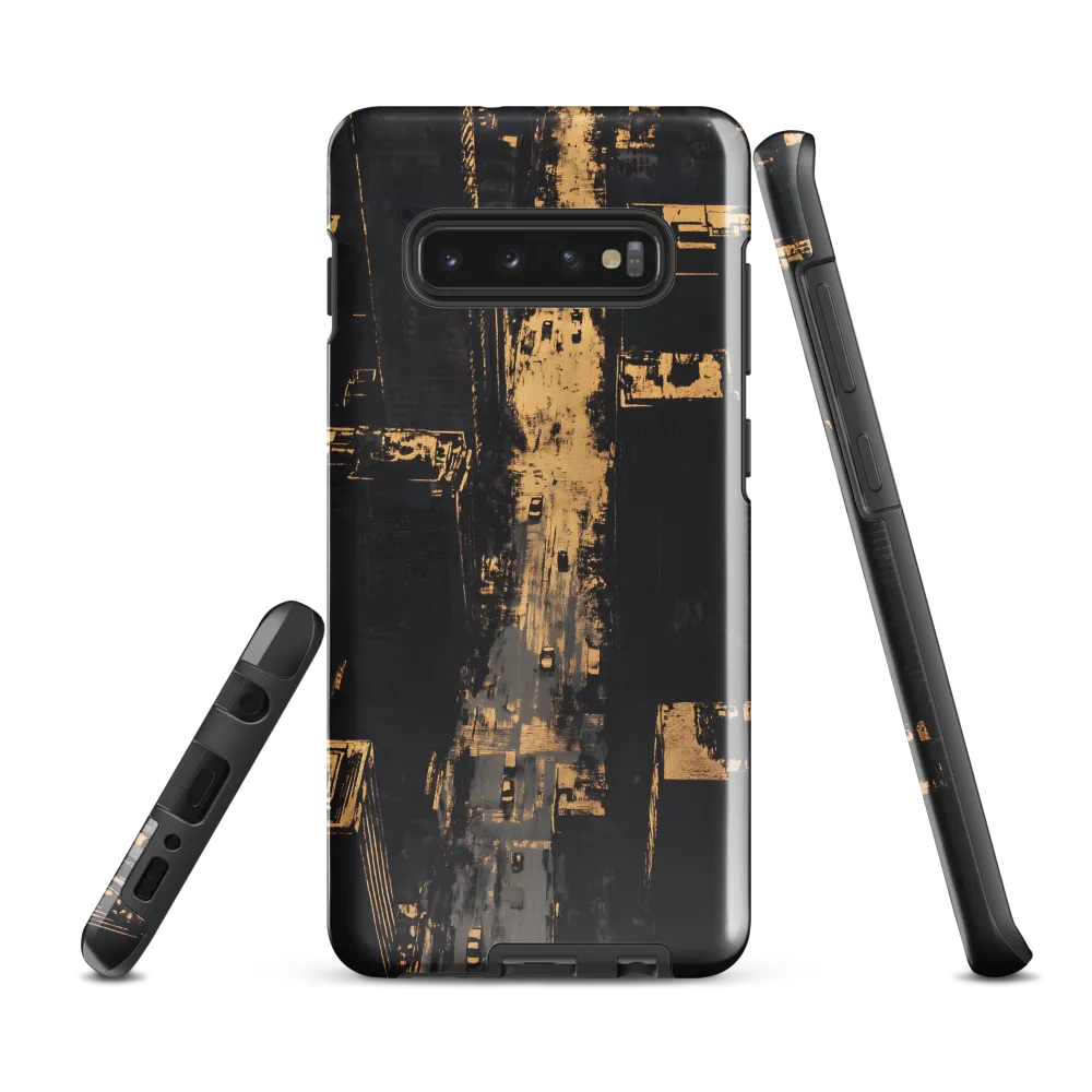 Golden Echoes of the Urban Landscape | Phone Case |  S10 Plus | Tough Case | Glossy