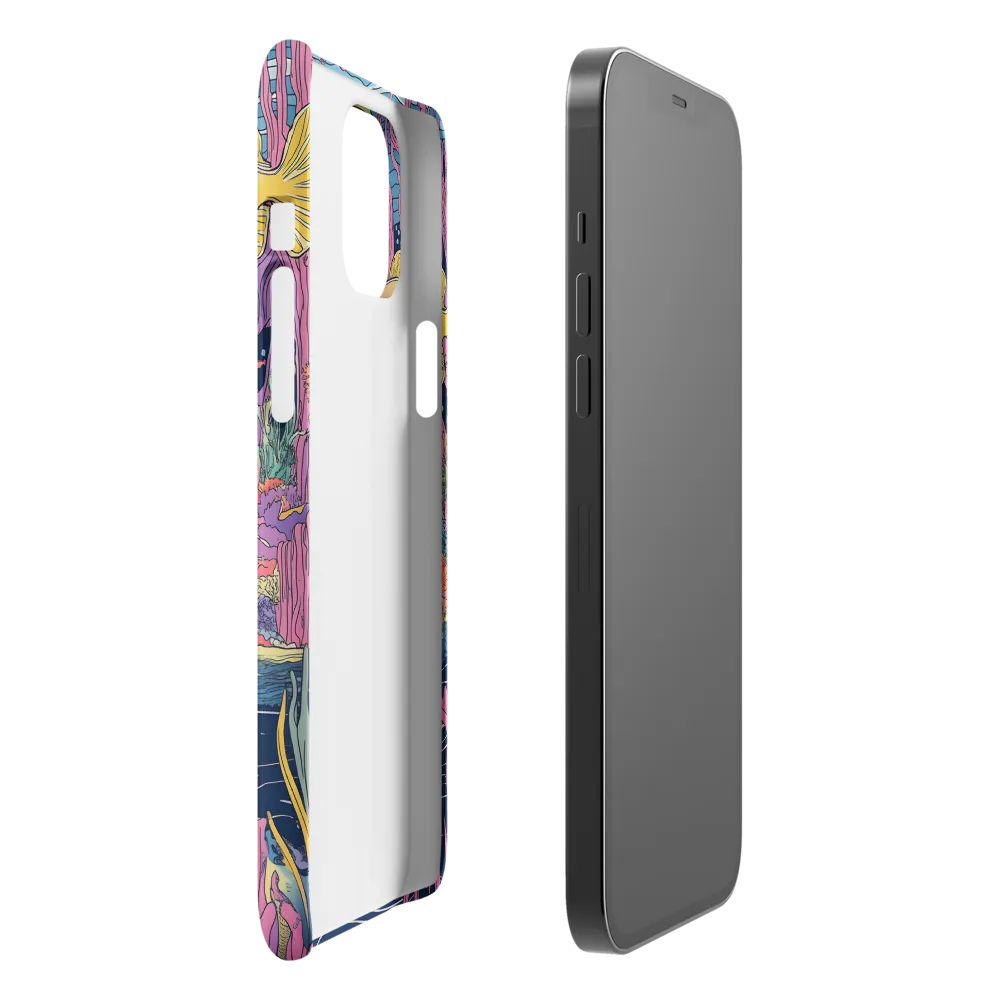Underwater Dreamscape: A Playful Encounter | Phone Case |  12 Pro Max | Snap Case | Matte
