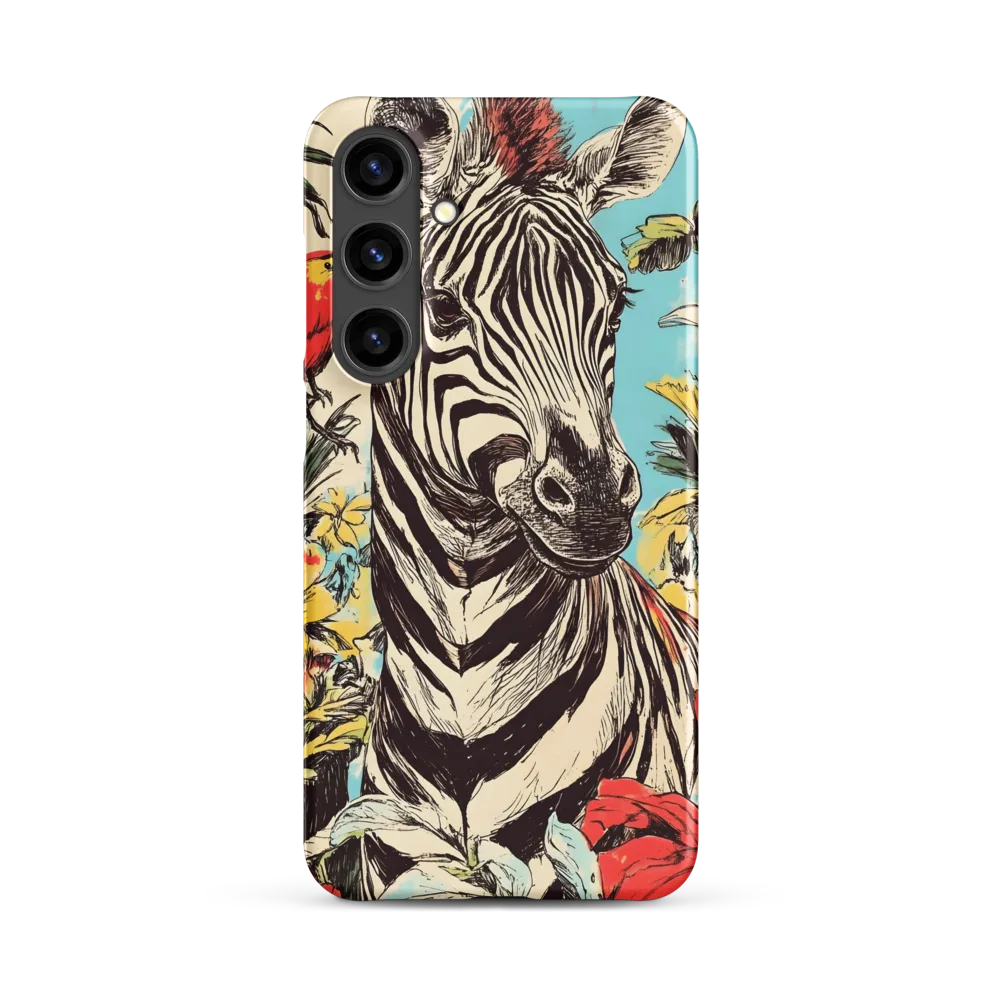 Zebra in Tropical Reverie