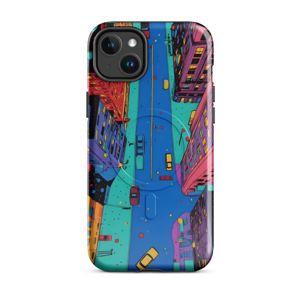 Aerial Dreamscape: The Pulse of Urban Life | Phone Case |  14 Plus | MagSafe® Tough Case | Glossy